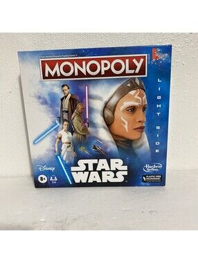 Monopoly Disney Star Wars Light Side Edition Board Game Hasbro New Sealed 2023